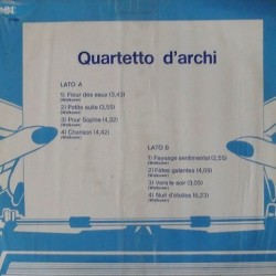 Walkover - Quartetto D'archi LP. 08348
