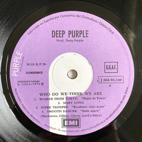 Deep Purple - Who we think