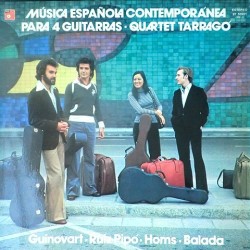 Quartet Tarrago - Musica Española Contemporanea para 4 guitarras 37 53901