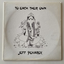 Jeff Pekarek - To Each their Own 7788