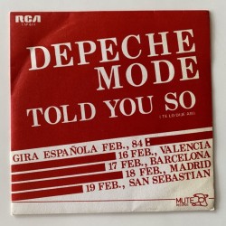 Depeche Mode - Told you so ESP-611