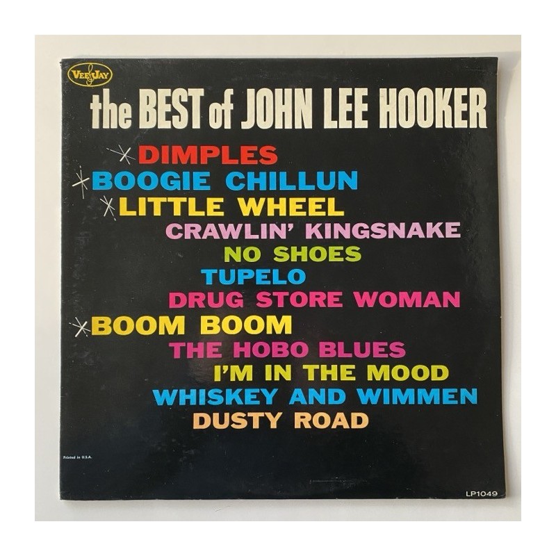 Johnny Lee Hooker - The Best of Johnny Lee Hooker LP1049