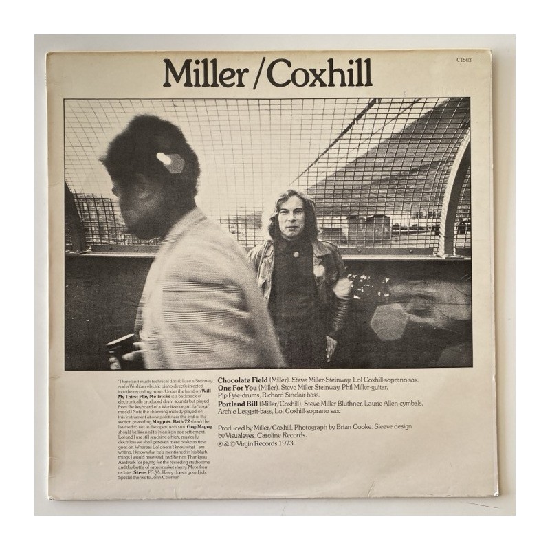 Stephen Miller / Lol Coxhill - Miller /Coxhill C 1503