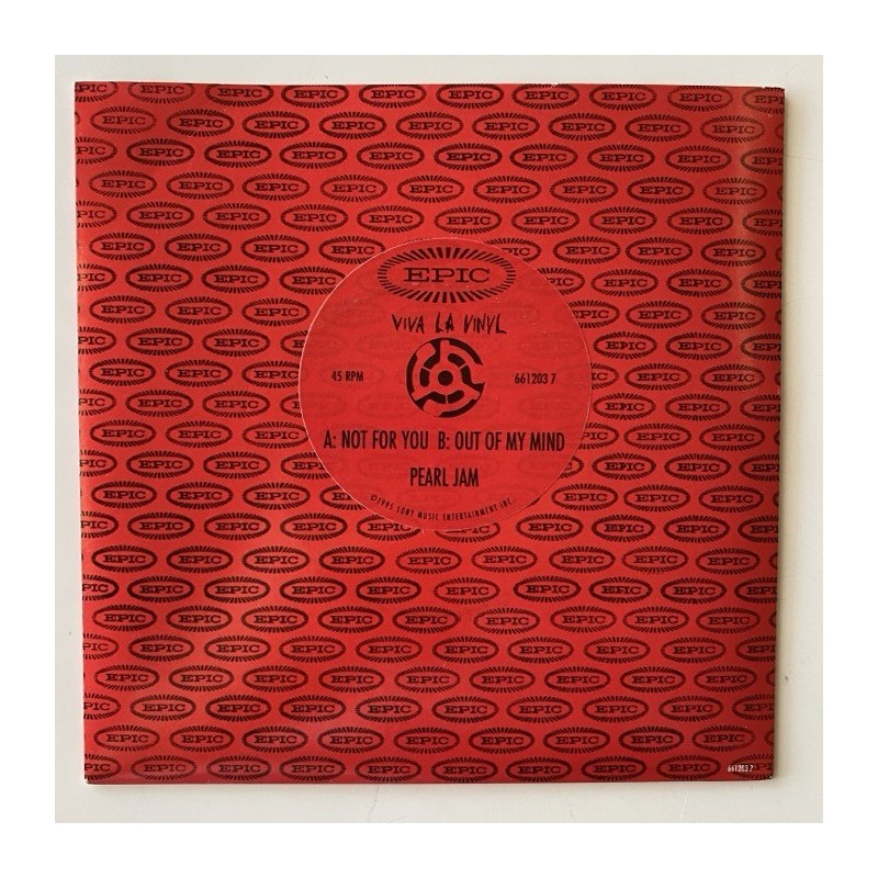 Pearl Jam - Not for you 661203 7