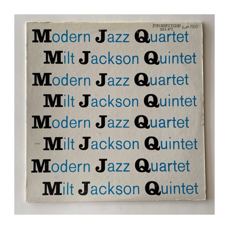 Modern Jazz Quartet / Milt Jackson Quintet - MJQ PR 7059