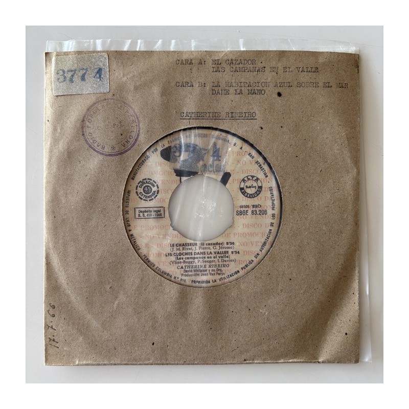 Catherine Ribeiro - Le Chasseur SBGE 83.206