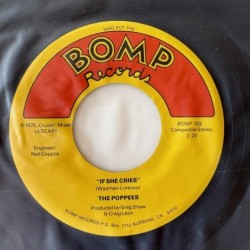The Poppees - If She Cries BOMP 103