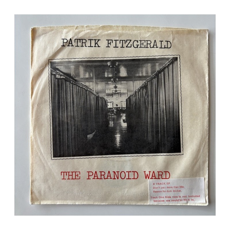 Patrik Fitzgerald - The Paranoid ward Weeny one
