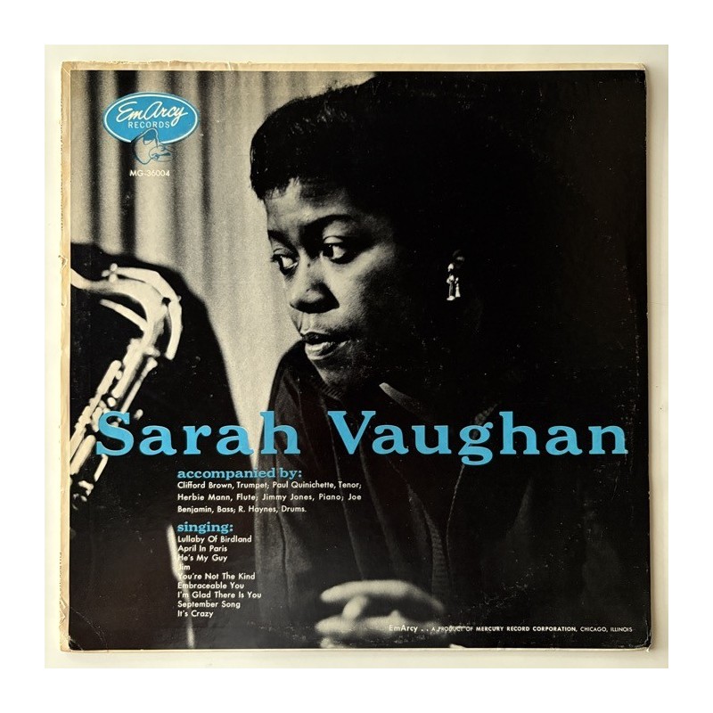 Sara Vaughan - Sara Vaughan MG-36004