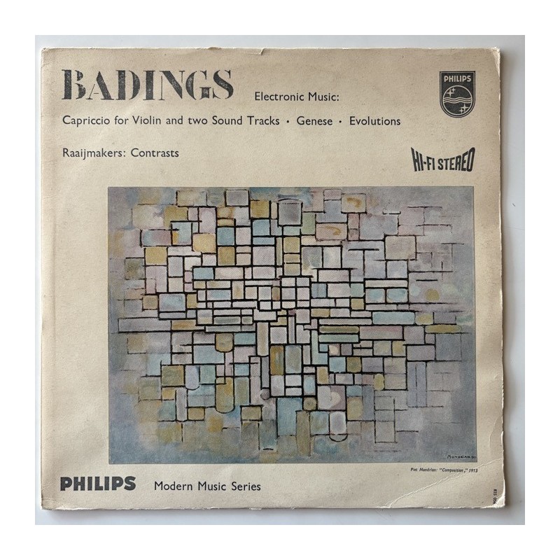 Badings / Raaijmakers - Electronic Music 835 056 AY