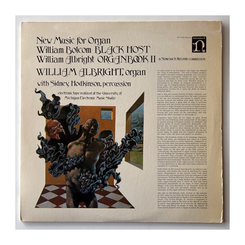 W. Bolcon / W. Albright - New Music for Organ H-71260