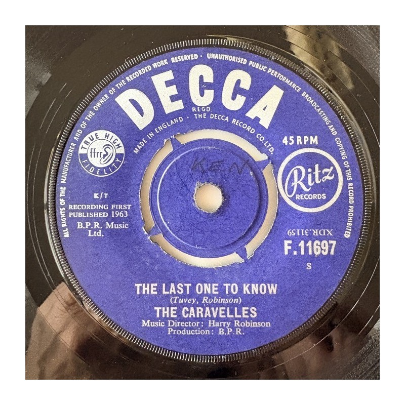 The Caravelles - You don’t have to be a Baby to Cry F.11697