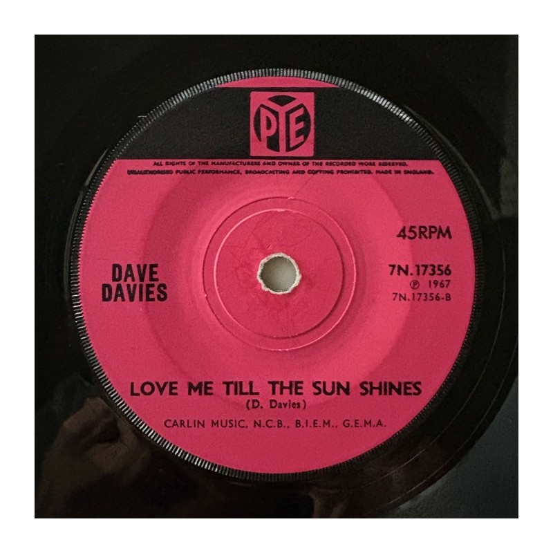 Dave Davies - Death of a Clown 7N.17356