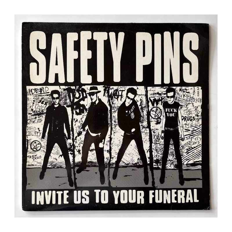 Safety Pins - Invite us to your Funeral DB 29