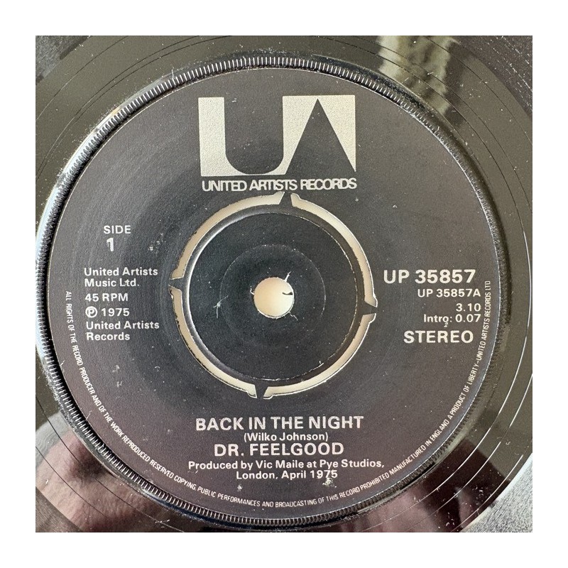 Dr. Feelgood - Back in the Night UP 35857