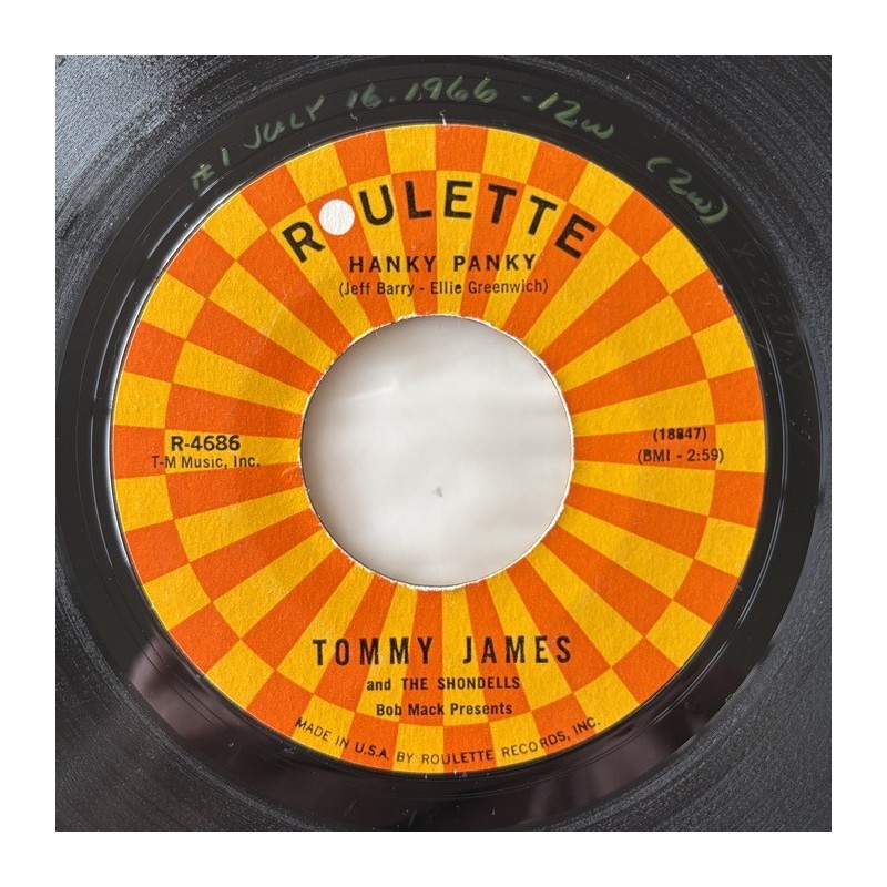 Tommy James and the Shondells - Hanky Panky R-4686
