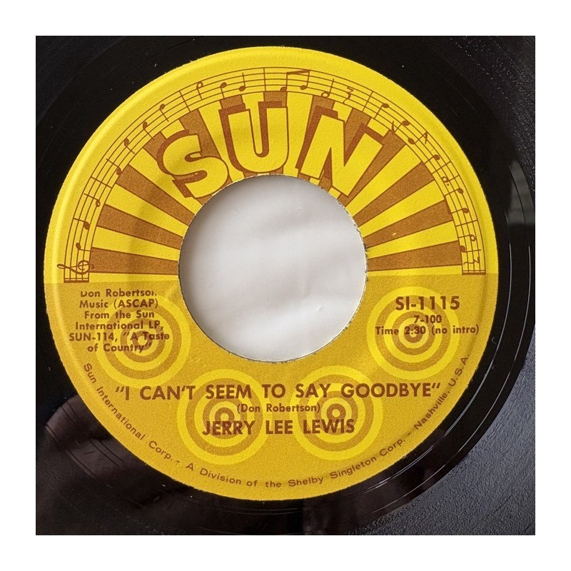 Jerry Lee Lewis - I can’t seem to say goodbye SI-1115