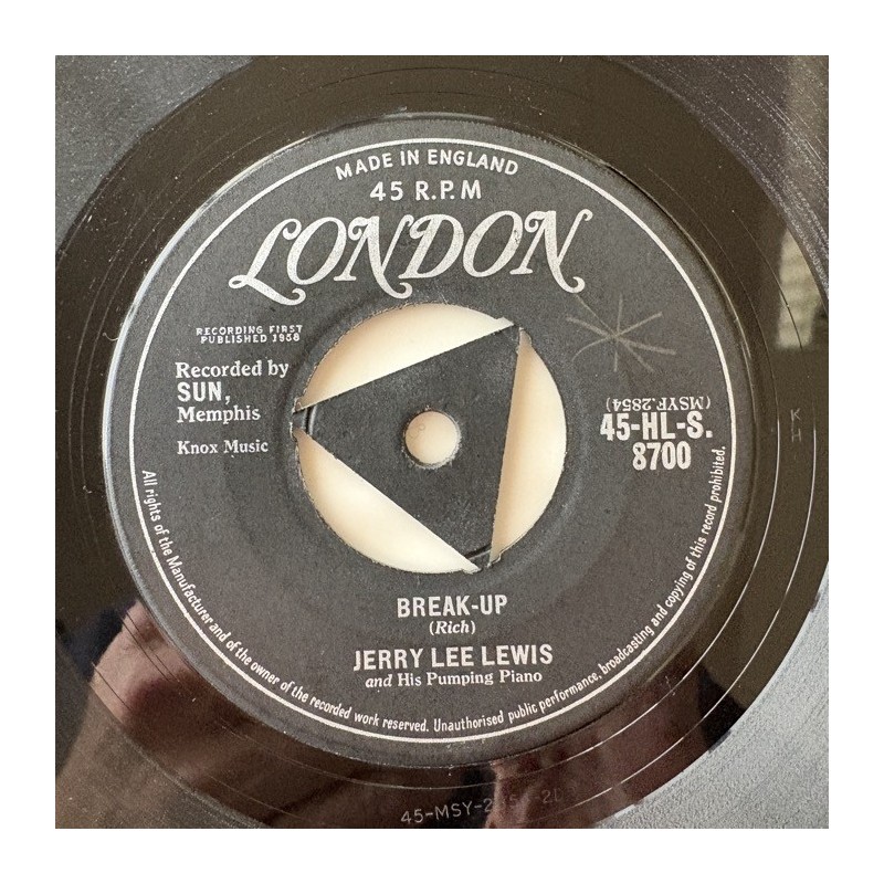 Jerry Lee Lewis - Break-Up 45-HL-S 8700