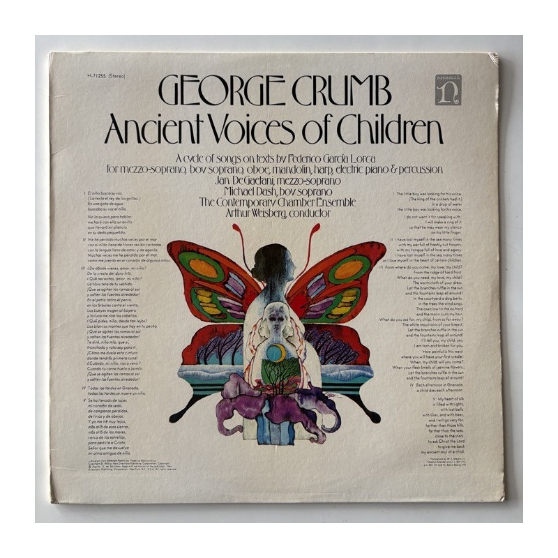 George Crumb - Ancient Voices of Children H-71255