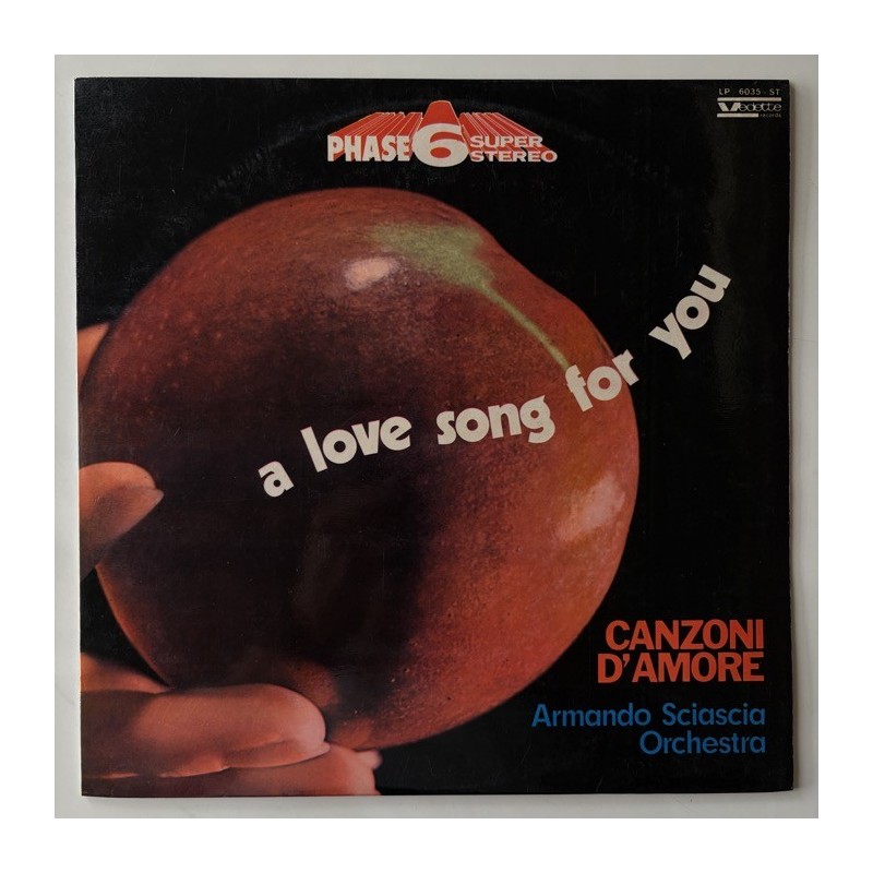 Armando Sciascia Orchestra - A Love song for you LP 6035-ST