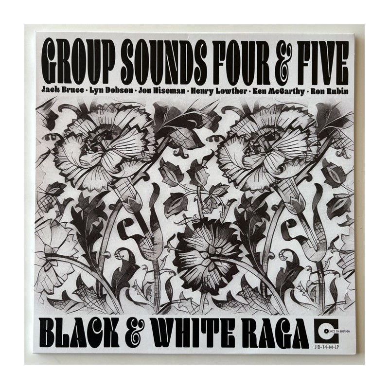 Group Sounds Four and Five - Black & White Raga JIB-14-M-LP