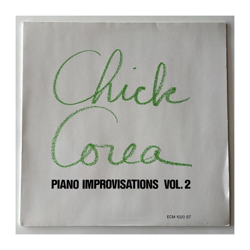 Chick Corea  - Piano Improvisations Vol. 2 ECM 1020 ST