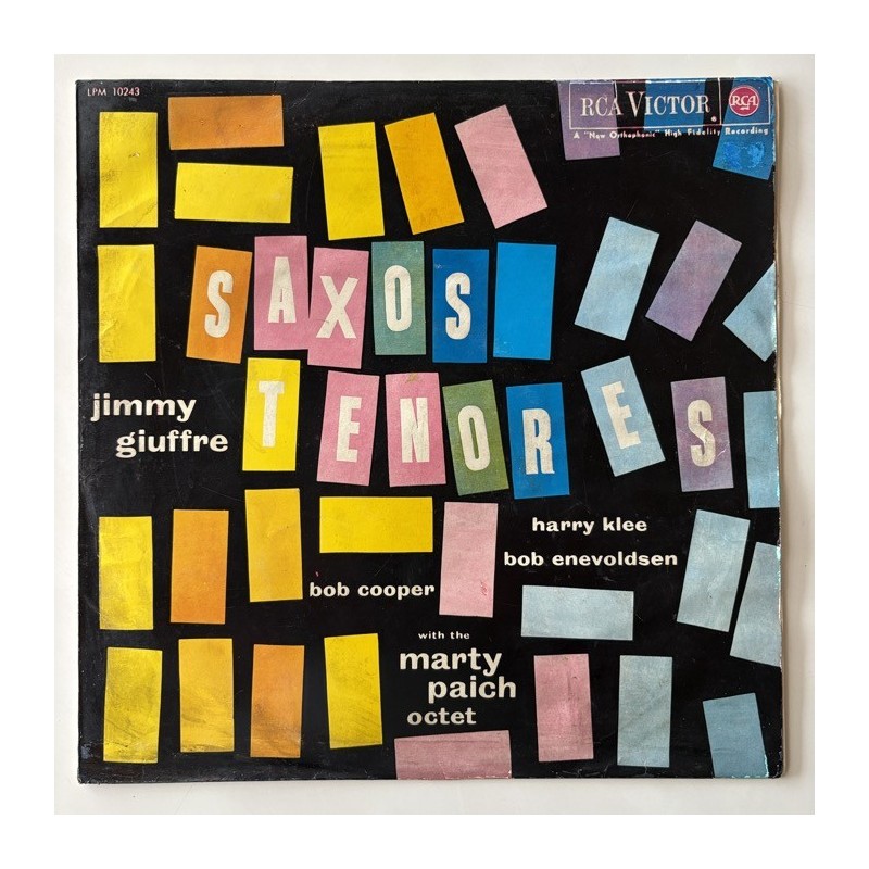Marty Paich Octet - Saxos Menores LPM 10243