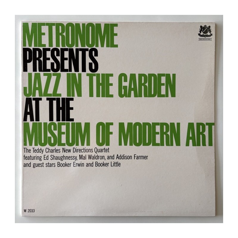 Teddy Charles New Directions Quartet - Jazz in the Garden FSR 674
