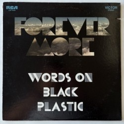 Forever More - Words on Black Plastic LSP-4425