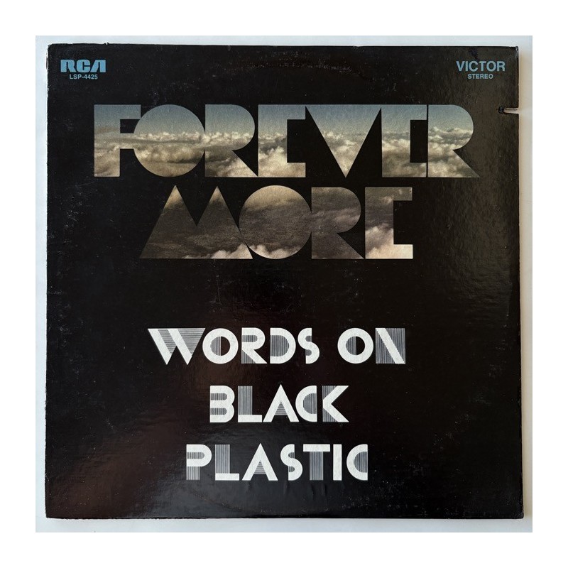 Forever More - Words on Black Plastic LSP-4425