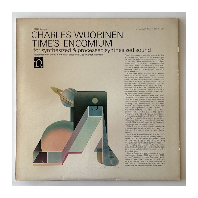 Charles Wuorinen - Time’s Encomium H-71225