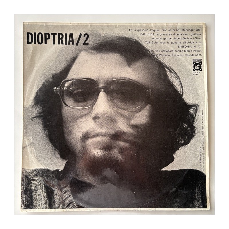 Pau Riba  - Dioptria 2 5.714-SUL
