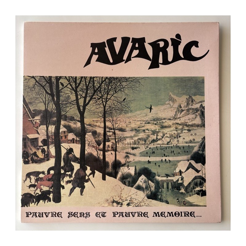 Avaric - Pauvre sens et pauvre memoire OXY 054