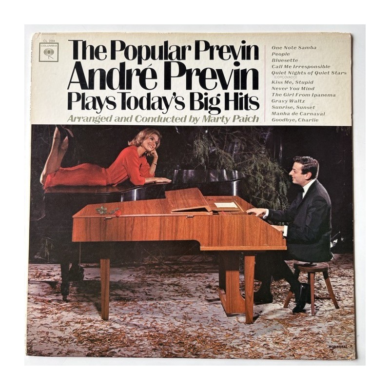 André Previn / Marty Paich - The Popular Previn CL 2294